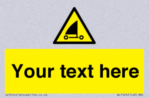 Custom Warning sand yachting